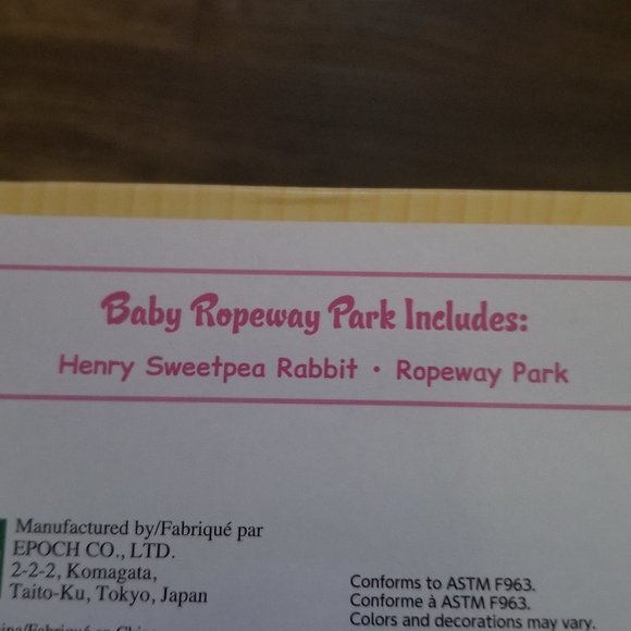 Calico Critters Baby Ropeway Park - Picture 4 of 6